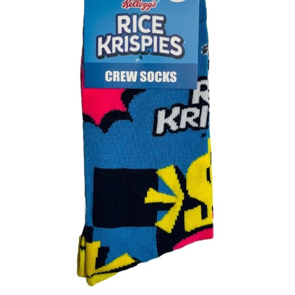 NWT Kelloggs Rice Krispies Y2K Novelty Socks - Picture 2 of 13